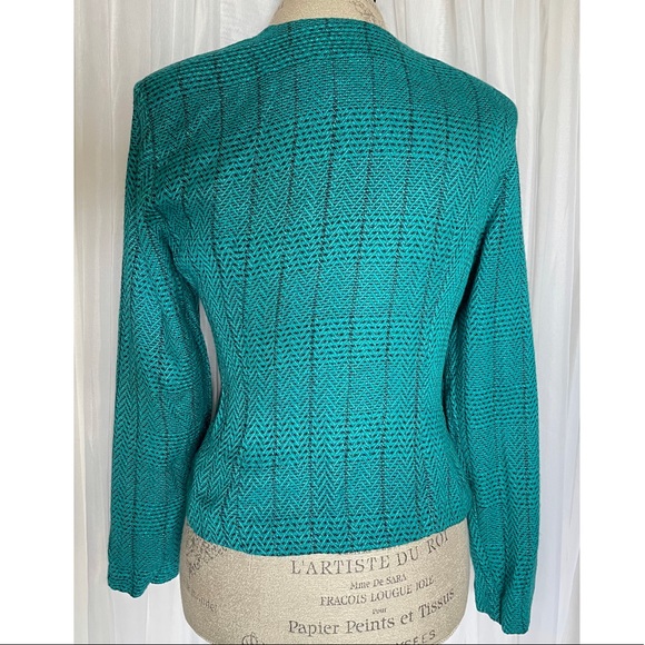 Vintage Cropped Blazer Double Breasted Size 7/8 - Picture 2 of 2